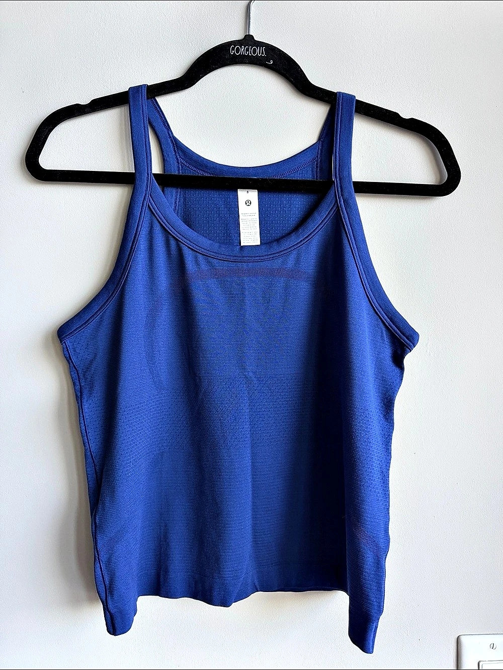 lululemon Swiftly Cami Blue Tank Top Size 8